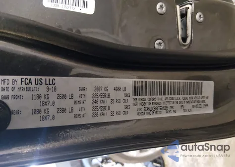 2019 Jeep Compass Limited 4X4 z USA, uszkodzony, nr VIN 3C4NJDCB6KT620185